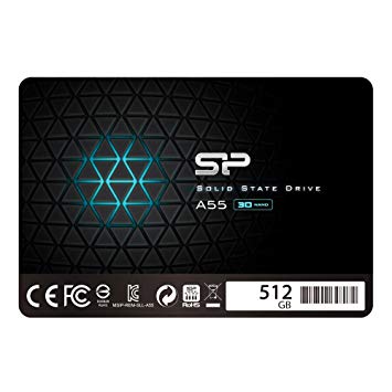 VRp[ SSD 512GB 3D TLC NAND̗p SATA3 6Gb/s 2.5C` 7mm 3Nۏ A55V[Y SP512GBSS3A55S25 